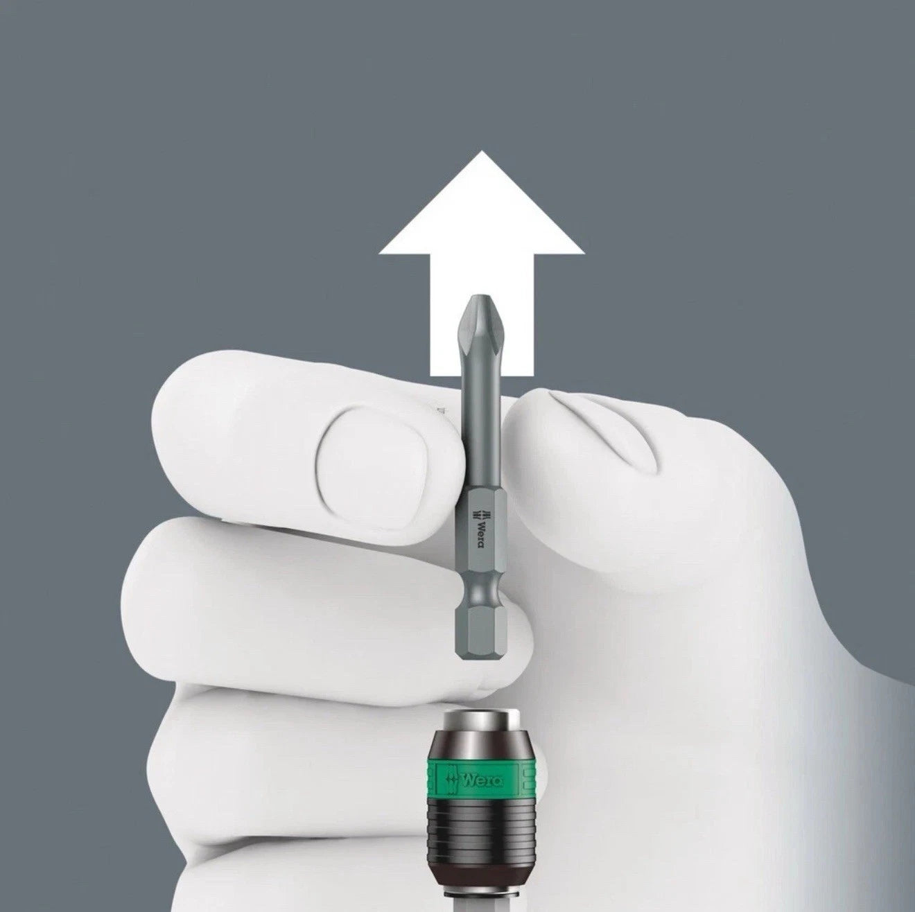 Wera 051482 Kraftform Kompakt 817 R Rapidaptor Bayonet Bit Holding Screwdriver