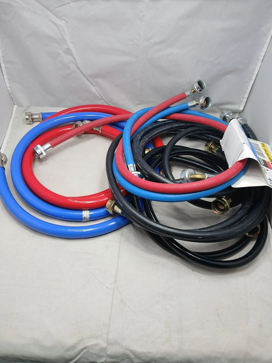 Lot Of 9 Washing Machine Hoses (4ft+)
