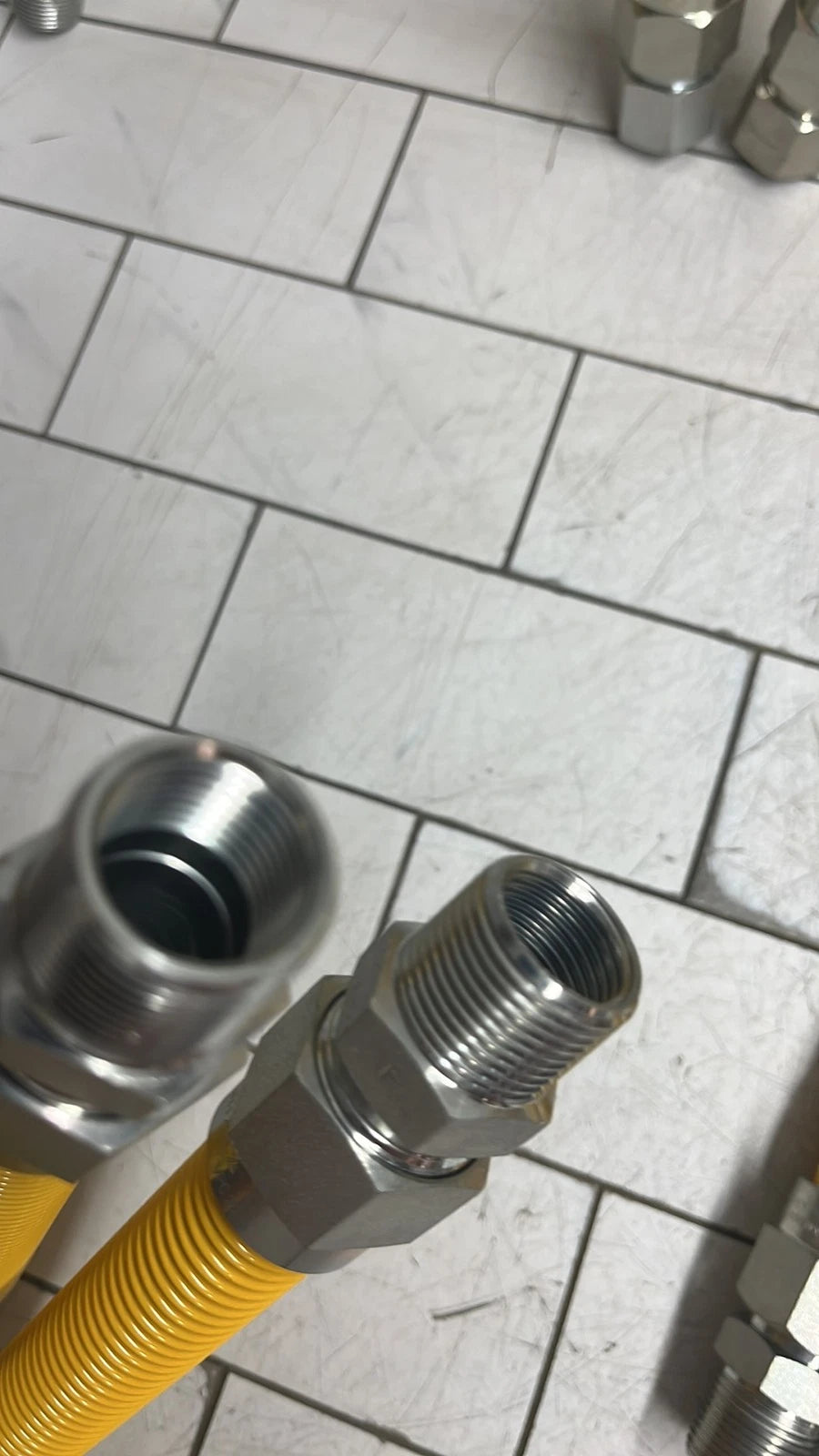 Lot Of 10 Home-Flex 3/4 in. FIP x 3/4 in. MIP x 24 in. Gas Connector 7/8 in.