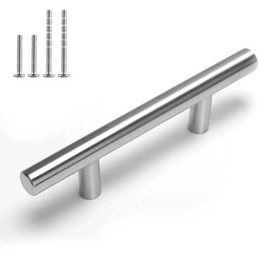 40 Pack Cabinet Handles Brushed Nickel Drawer Dresser Pulls 3in(76mm) Hole Ce...