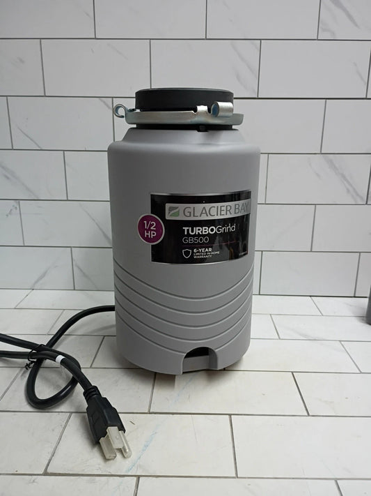 Glacier Bay GB500 Turbo Grind 1/2hp Garbage Disposal - Open Box