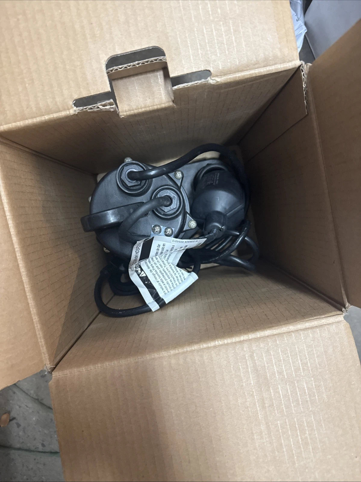 Everbilt 1/4 HP Aluminum Sump Pump w/ Tether Float Switch HDSP25W NEW OPEN BOX.
