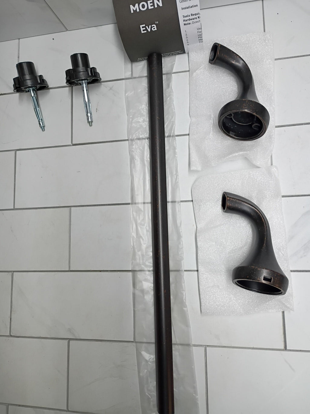 Moen YB2818ORB Eva Collection 18-Inch Single Towel Bar Oil-Rubbed Bronze New OB