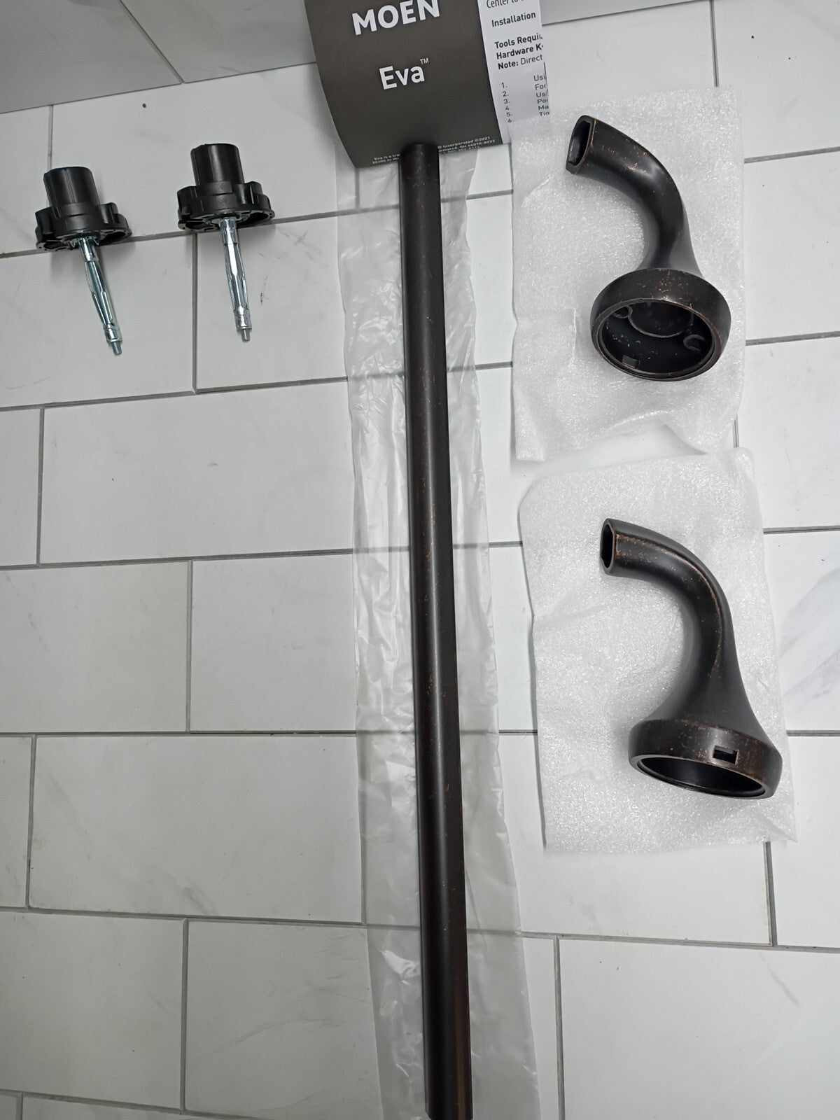 Moen YB2818ORB Eva Collection 18-Inch Single Towel Bar Oil-Rubbed Bronze New OB