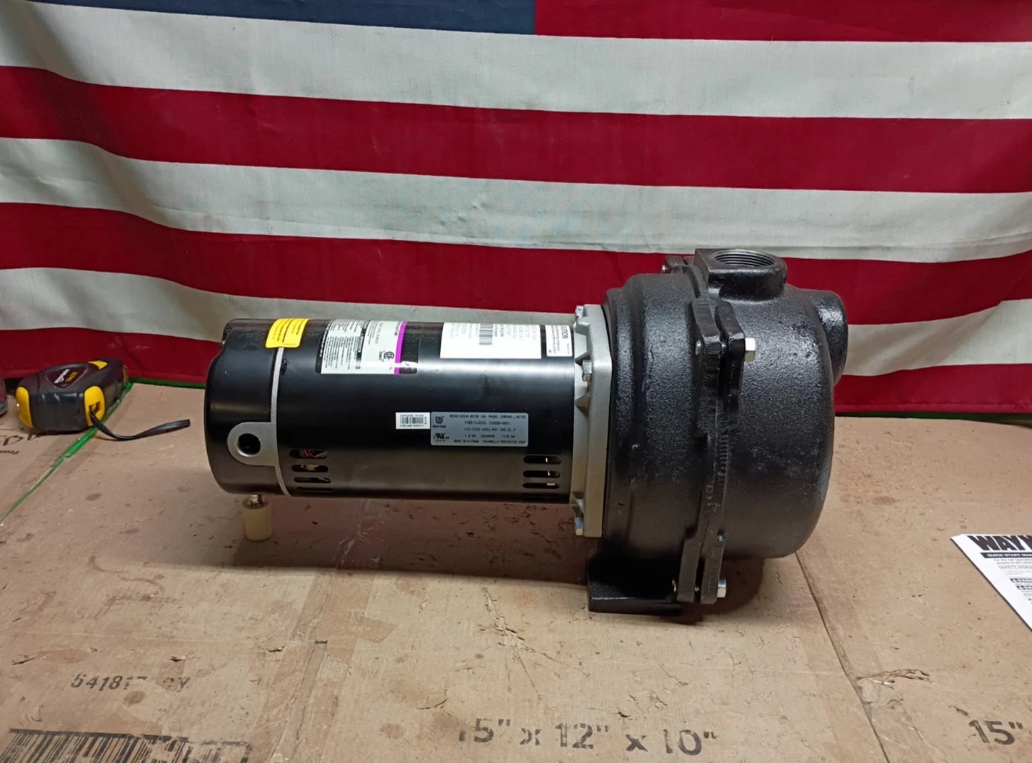 Wayne WLS150 1.5 HP Cast Iron Lawn Irrigation Sprinkler Pump NEW OPEN BOX