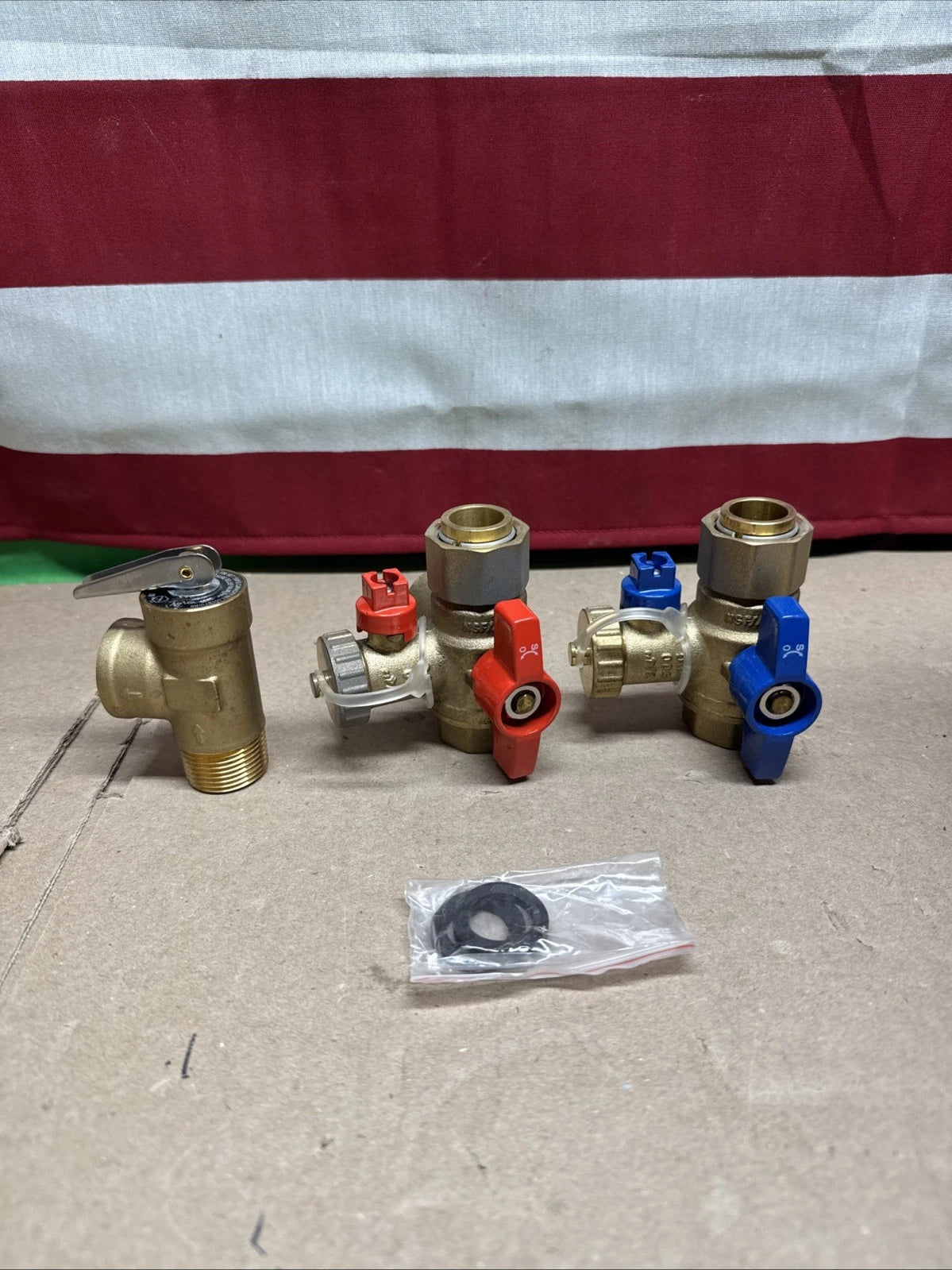 Rheem Brass Service Valves for Tankless Water Heaters RTG20326