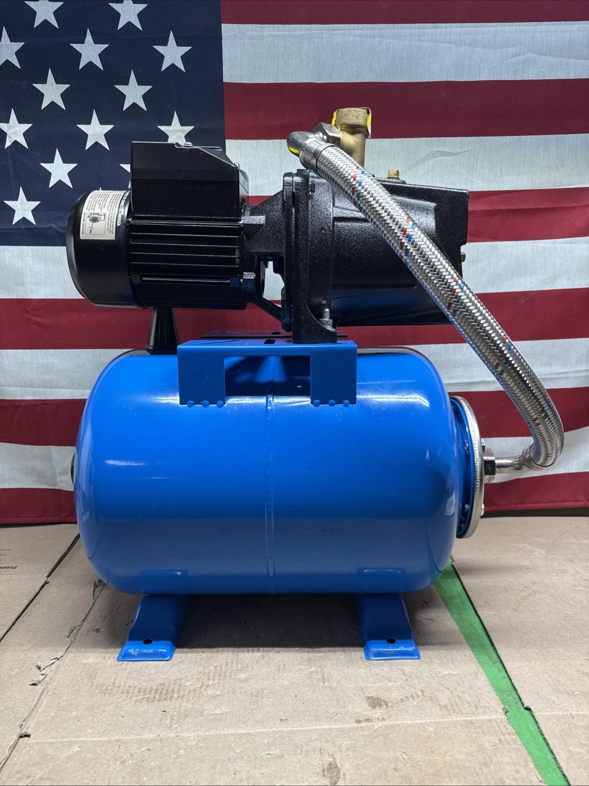 Everbilt 1/2HP Jet Pump/Tank Combo Cast iron with 6 Gallon Tank New OB