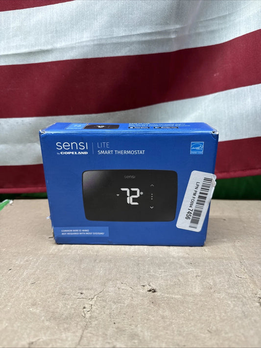 Emerson Sensi Lite ST25 Wi-Fi Smart Programmable Thermostat - Black