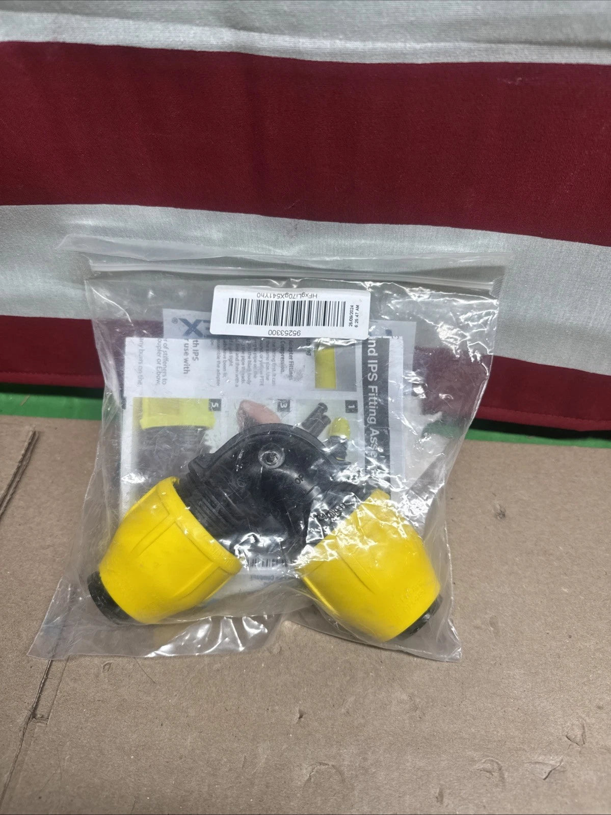 HOME-FLEX 3/4 in. IPS DR 11 Underground Yellow Poly Gas Pipe 90-Degree Elbow