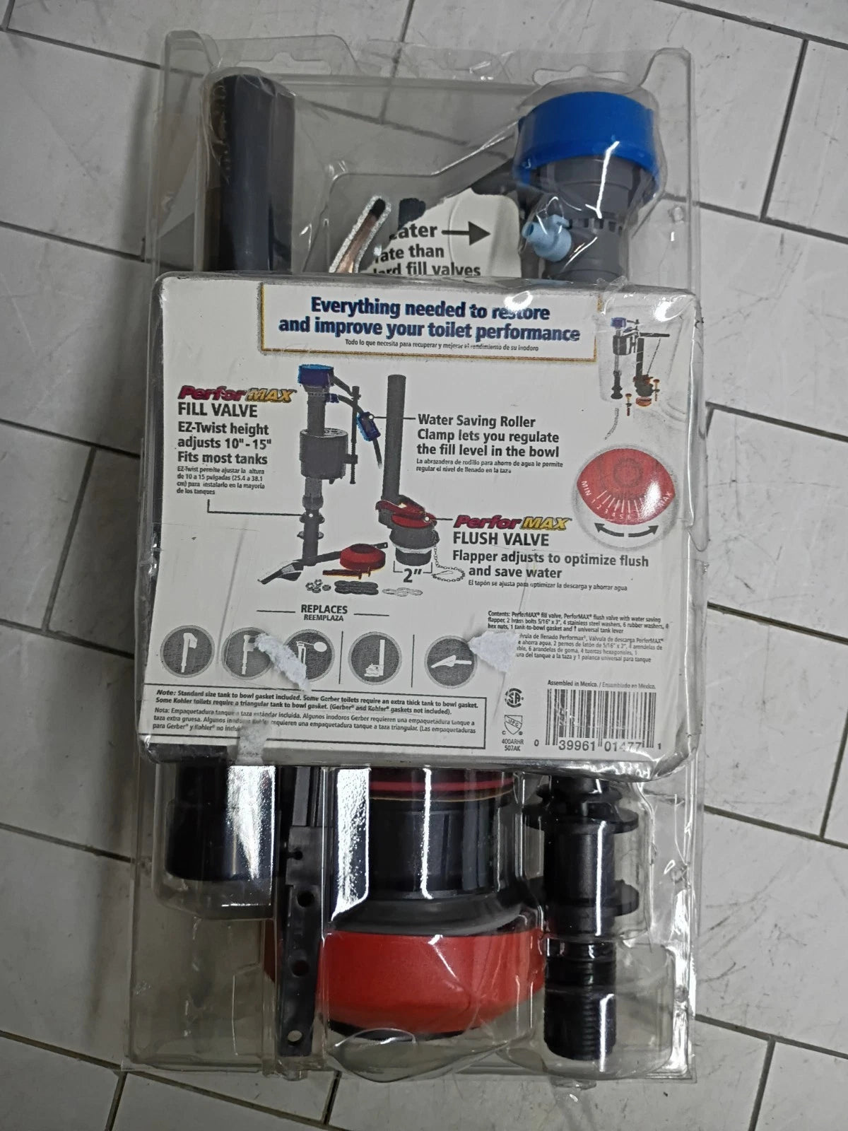 LOT OF 7 Fluidmaster Universal Complete. Toilet Rebuild Repair Kit 10 H 400ARHRK
