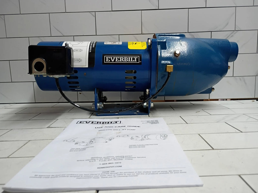 Everbilt HDSWJ7 3/4 HP Cast Iron Shallow Well Jet Pump FOR PARTS