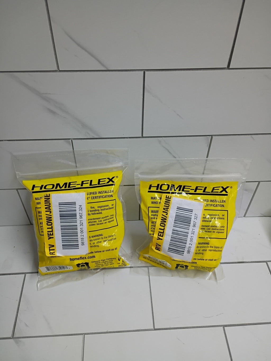 2pk Home-Flex 811000350107 CSST  x FIPT Female Adapter 1" Brass New Open Box