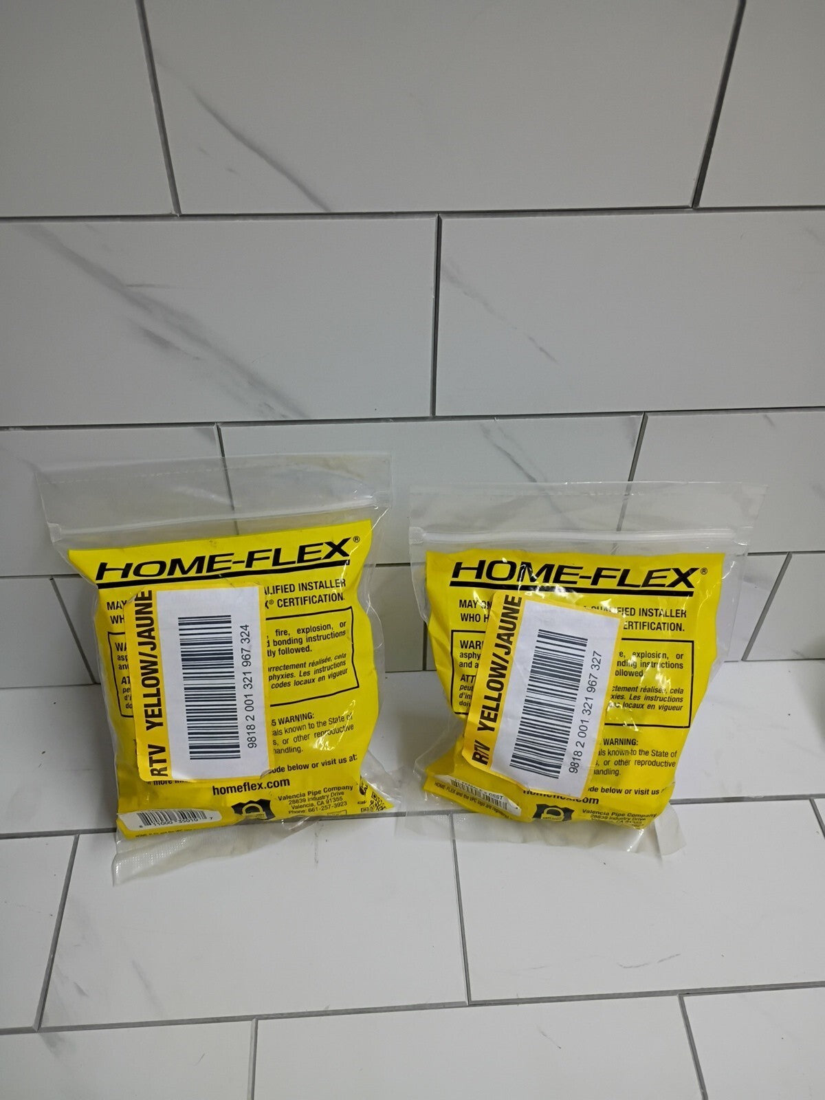 2pk Home-Flex 811000350107 CSST  x FIPT Female Adapter 1" Brass New Open Box