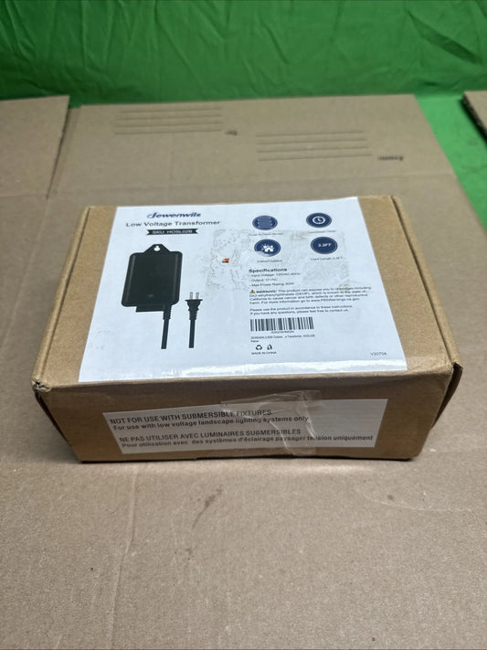 Dewenwils Low Voltage Landscape Lighting Transformer 120V 60Hz / 12V 60W HOSL02B