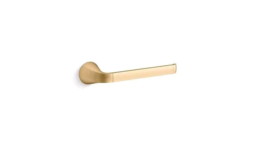 KOHLER Cursiva Towel Ring in Vibrant Brushed Moderne Brass K-R26689-2MB