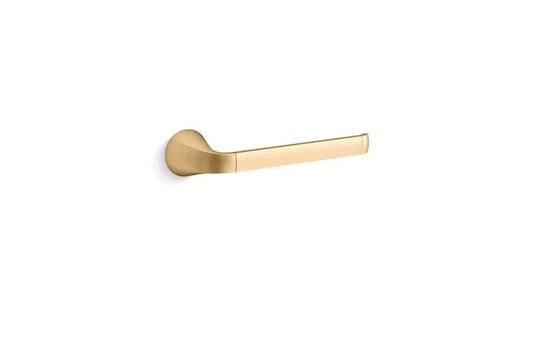 KOHLER Cursiva Towel Ring in Vibrant Brushed Moderne Brass K-R26689-2MB