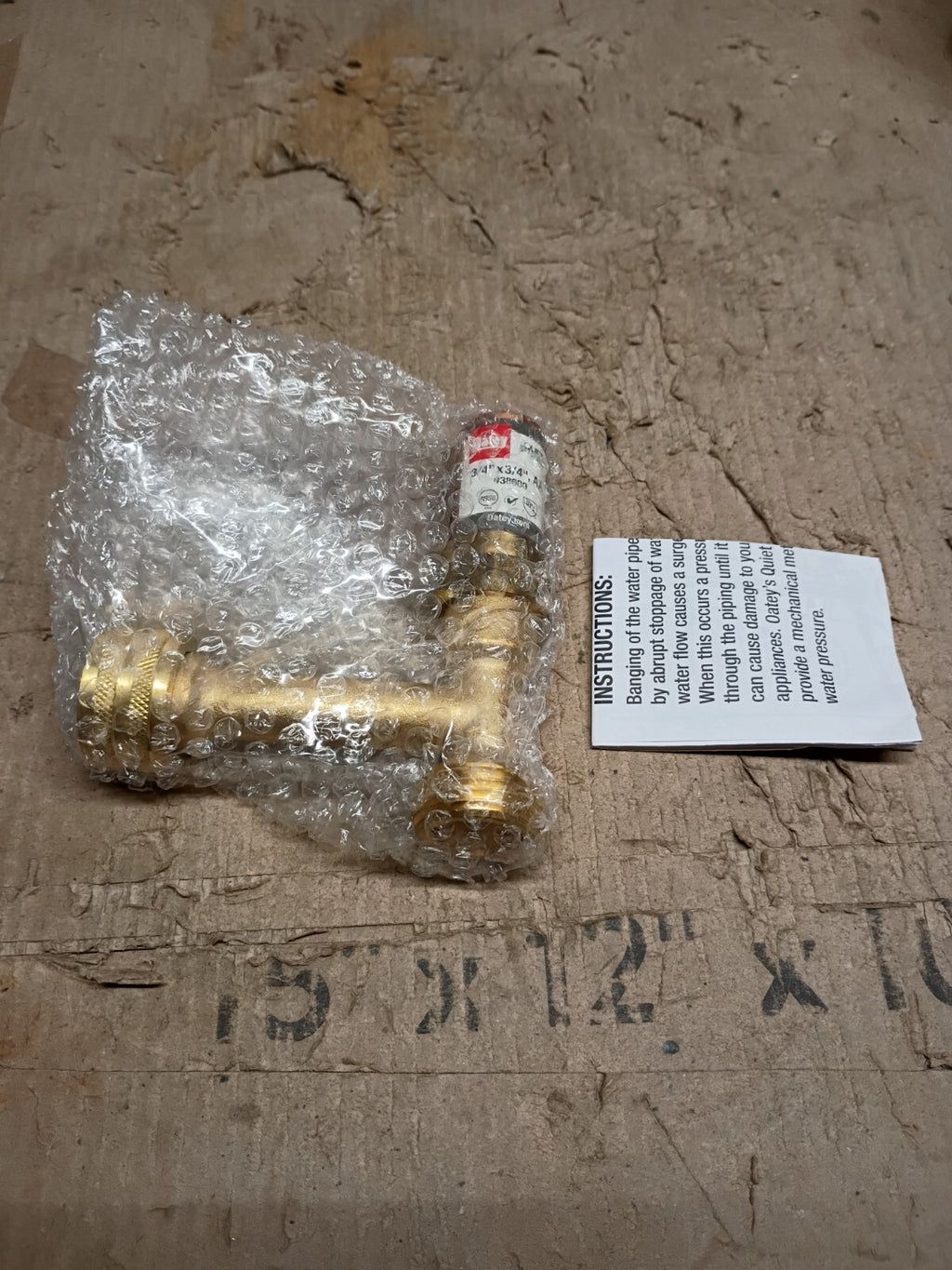 Lot Of 8 Oatey Quiet Pipes 3/4 x 3/4 Washing Machine Hammer Arrestor Open Box