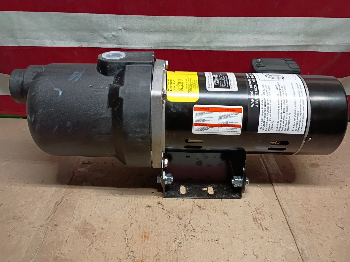 Everbilt HDSWJ5P 1/2 HP Shallow Well Jet Pump, 11.5 GPM, 64 PSI *FOR PARTS*