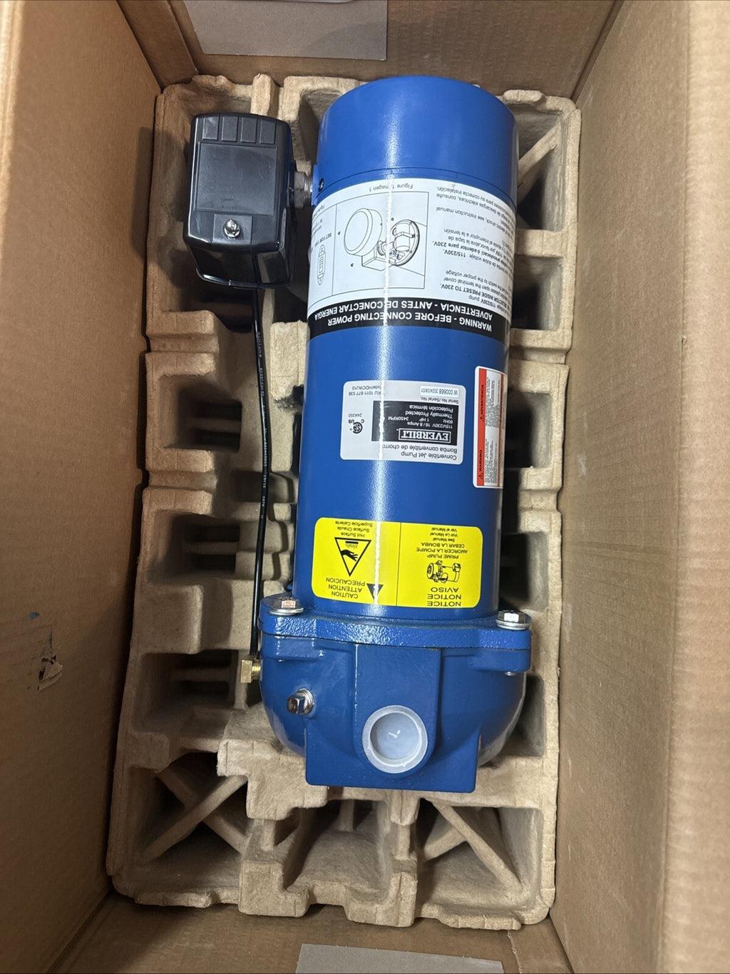 Everbilt 1 HP Professional Convertible Jet Pump NEW OPEN BOX