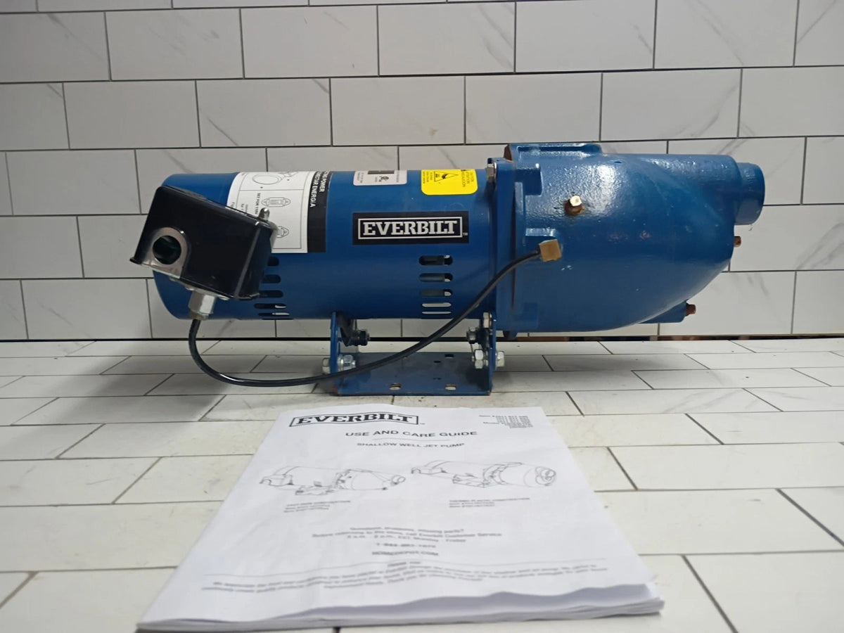 Everbilt HDSWJ 3/4 HP Cast Iron Shallow Well Jet Pump *For Parts *