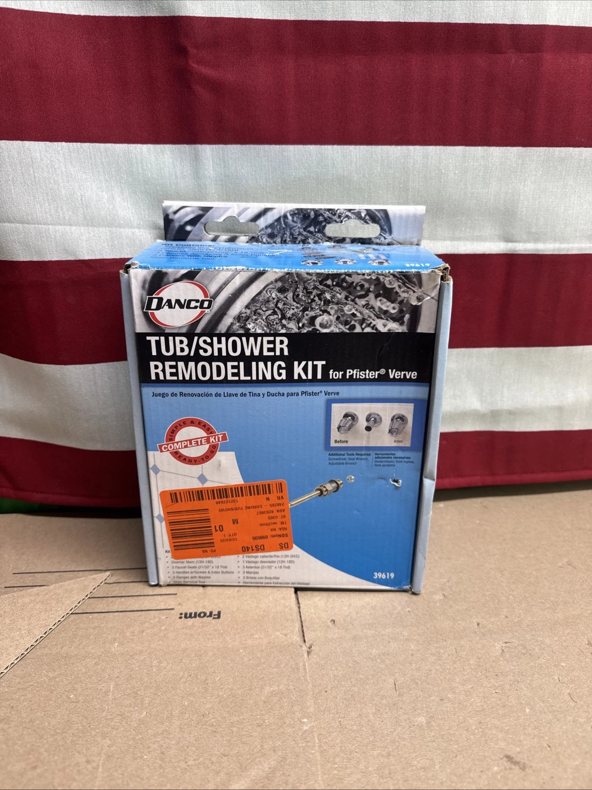NEW OB Tub/Shower Remodeling Kit for Pfister Verve - CHROME - 39619 (ob)