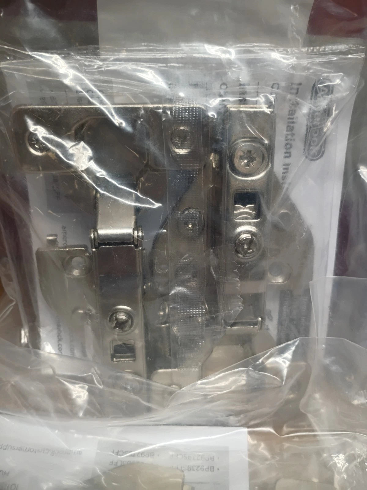(5 Pair) Amerock BP9239SLFF, Nickel Full Overlay Self-Close Euro Cabinet Hinge.
