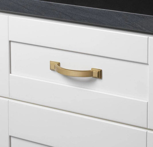 Lot Of 5 GlideRite 3 in. Satin Gold Arched Square Cabinet Pull (10PK Each)