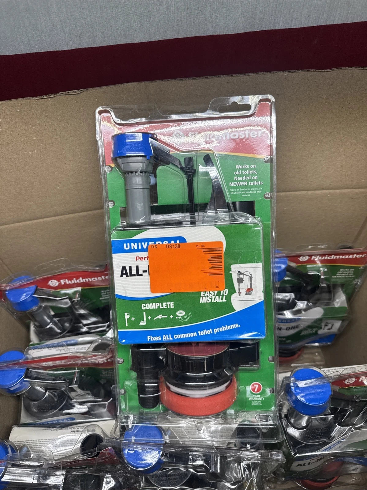 LOT OF 9 Fluidmaster Universal Complete. Toilet Rebuild Repair Kit 10 H 400ARHRK