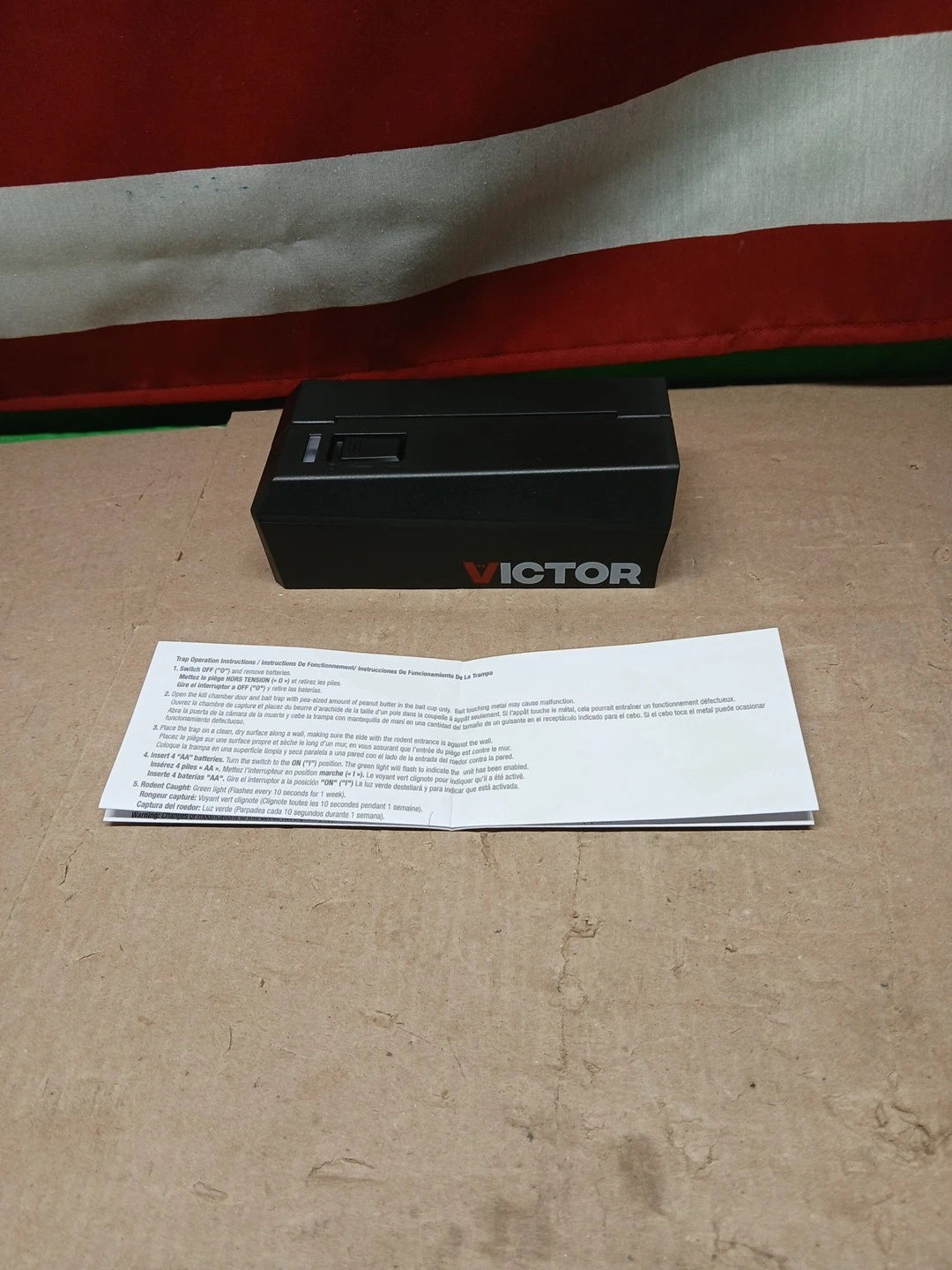 VICTOR Electronic Mouse Trap w/No See, No Touch Disposal