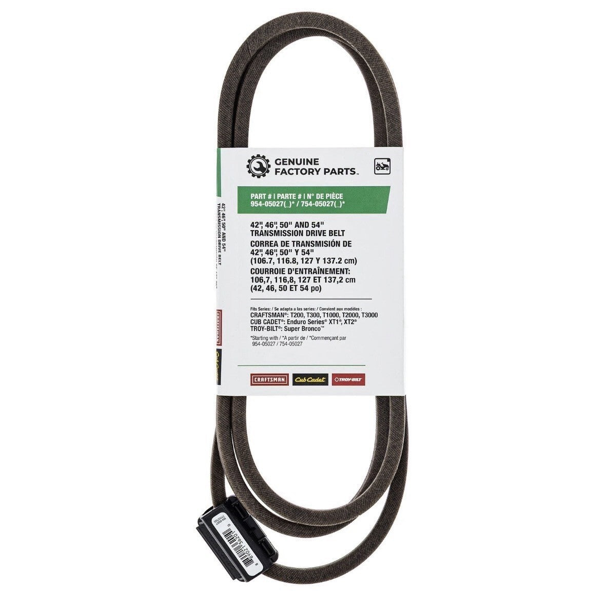 MTD 490-501-F061 Transmission Drive Belt Craftsman Columbia Bronco XP 50 42