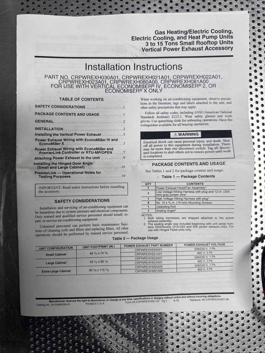 Carrier 9962-0855 CAR OEM Integrated Relay, Harness and Dual Capacitor READ DESC