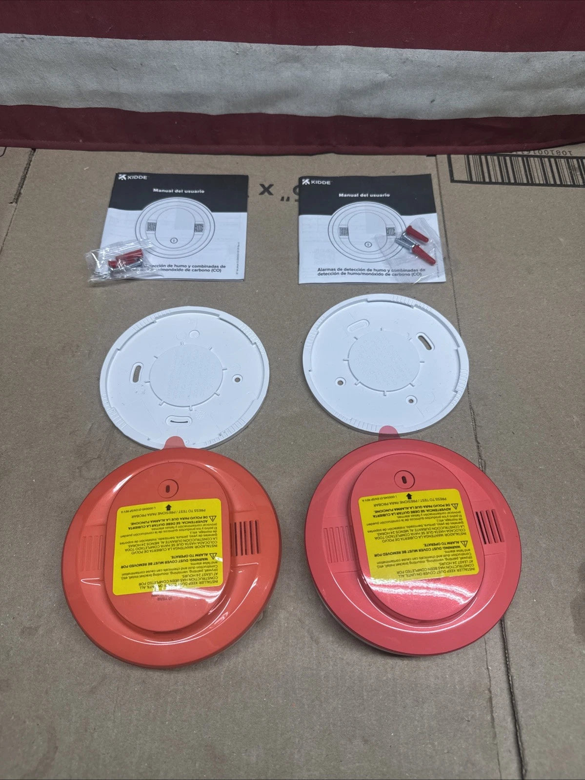 2PK Kidde 20SD10 10-Year Battery PoweredDetect Smoke Alarm w/PhotoelectricSensor