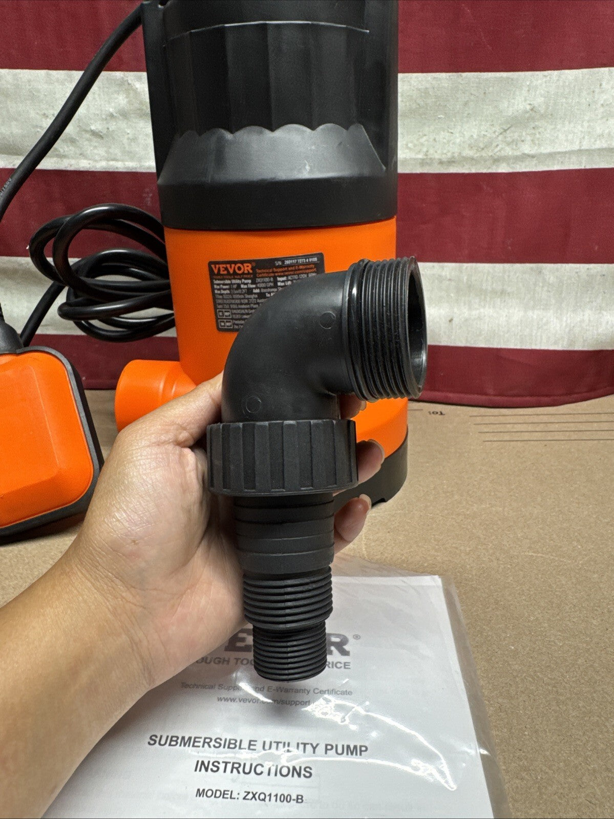 Submersible Utility Pump ZXQ1100-B