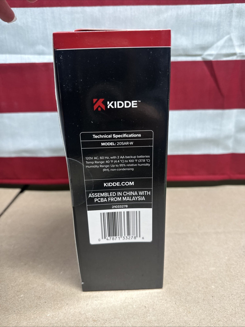 BRAND NEW Kidde Smart Smoke Alarm Detector WIRED Model 20SAR-W Wi-Fi