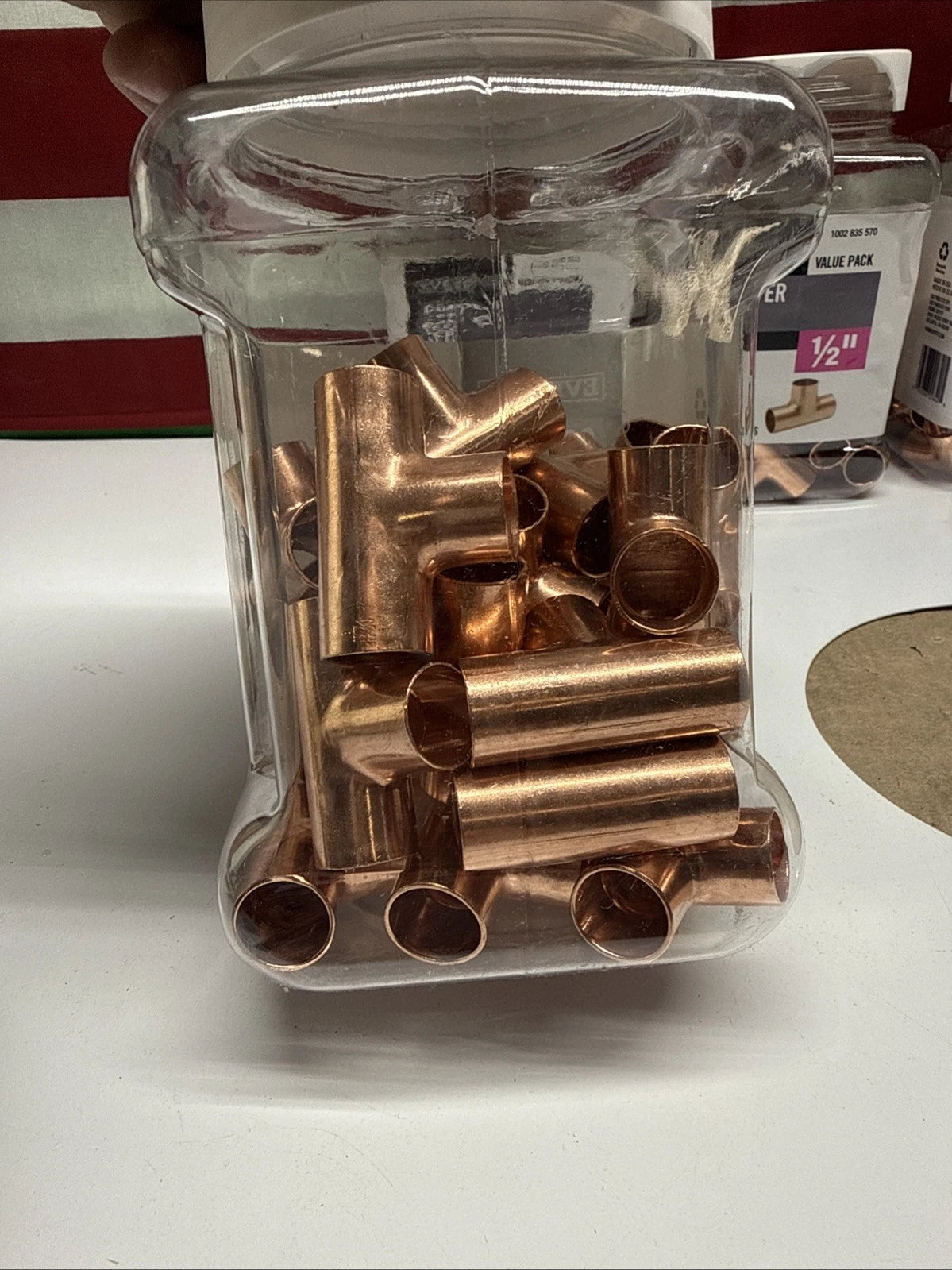 Lot Of 120 EVERBILT 1/2 in. Copper Tee Fittings CxCxC NEW