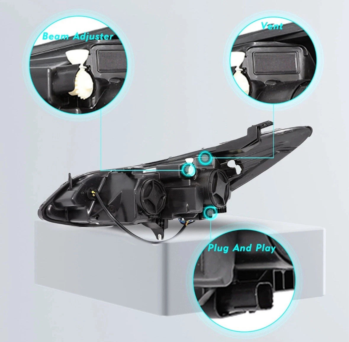 For 2016-2019 Chevy Cruze FACTORY 1pair Headlight Assembly Side 16 17 18 19