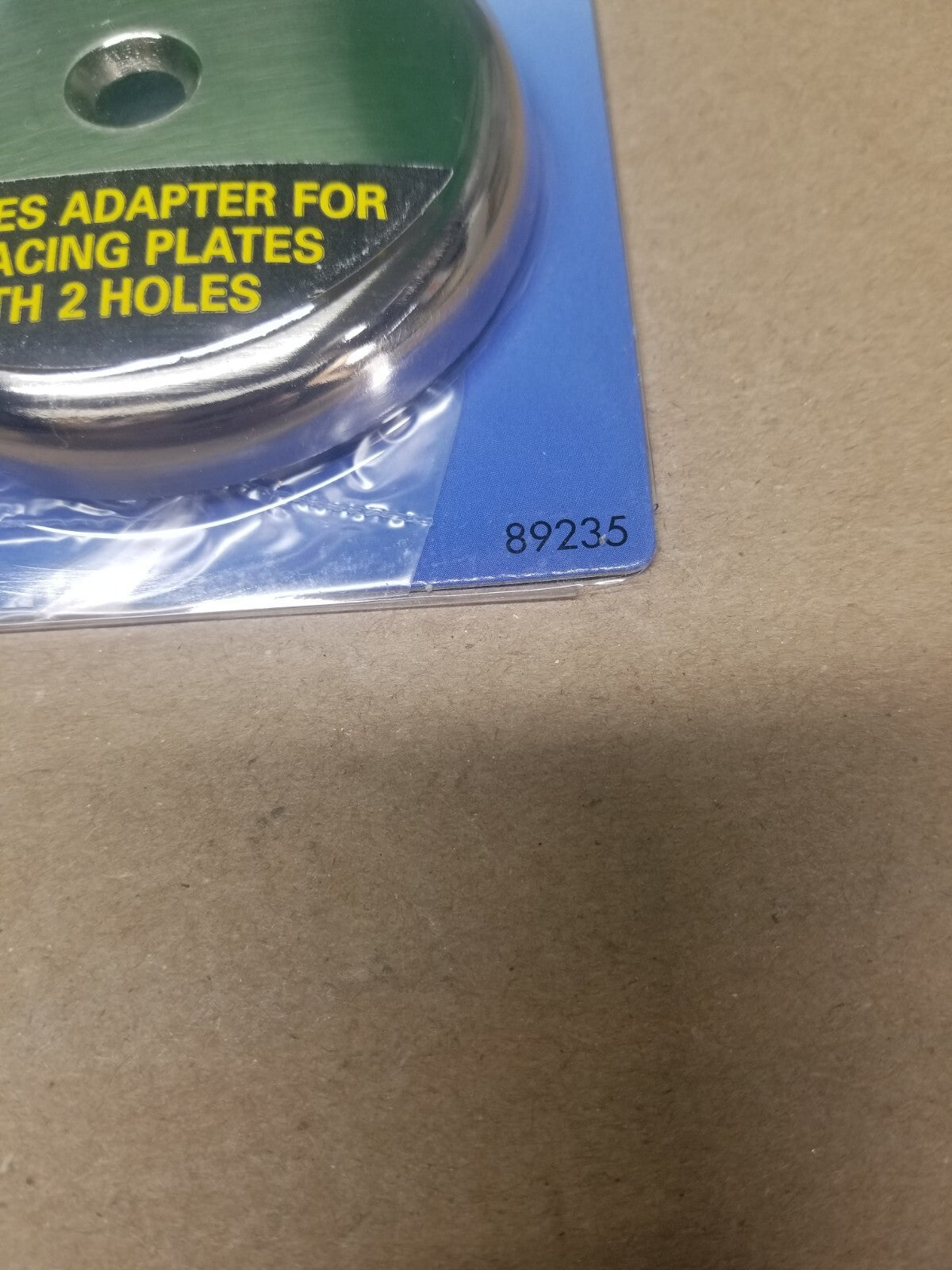 LOT OF 3 DANCO 89235 SINGLE HOLE BATHTUB DRAIN OVERFLOW PLATE IN BRUSHED NICKEL