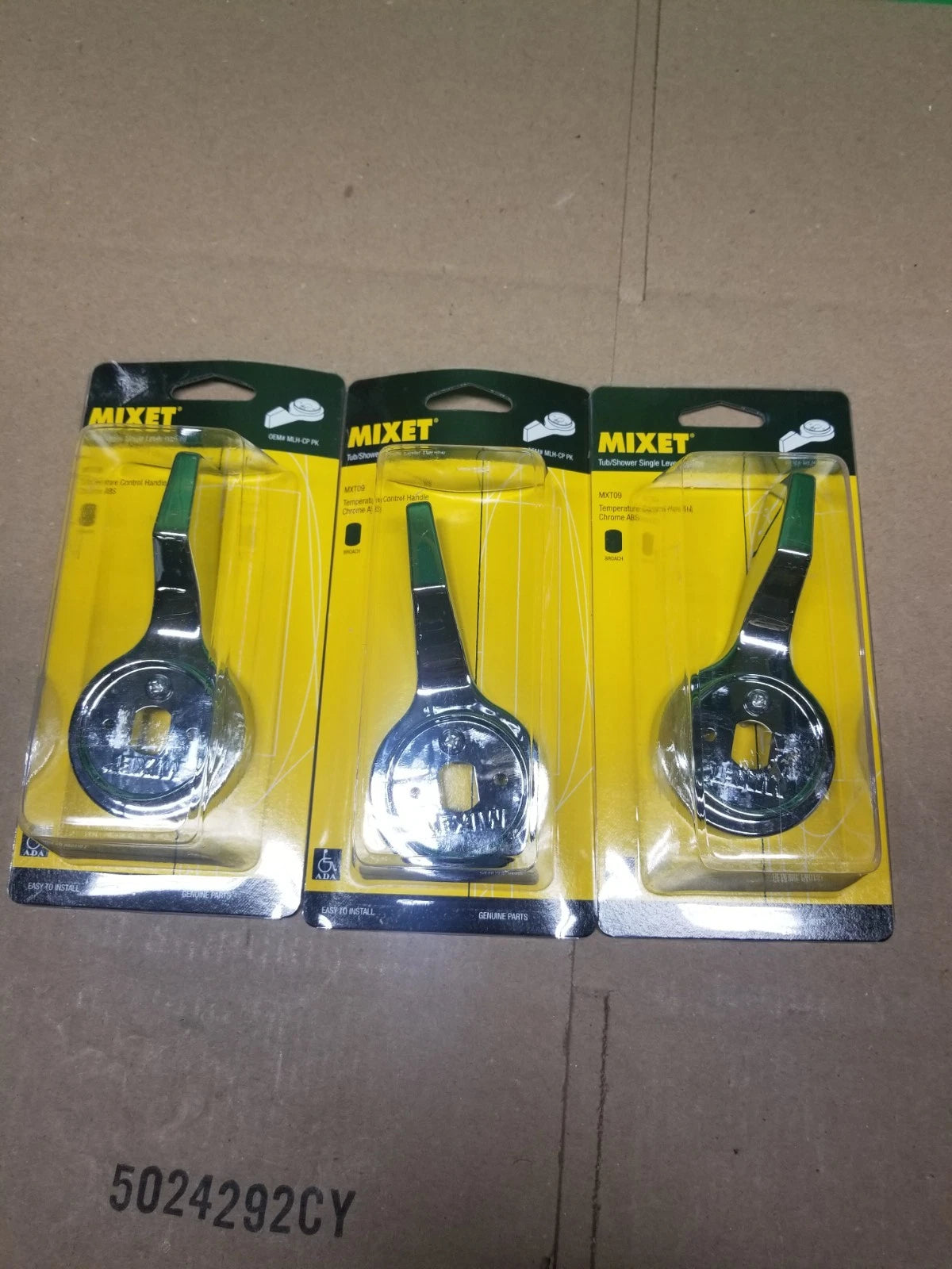 LOT OF 3 Fluidmaster 691 Chrome Plastic Adjustable Replacement Flush Lever