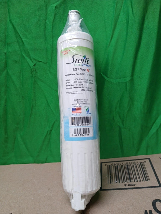 Swift Rx replacement filter for 4396508 4396510 whirlpool refrigerator
