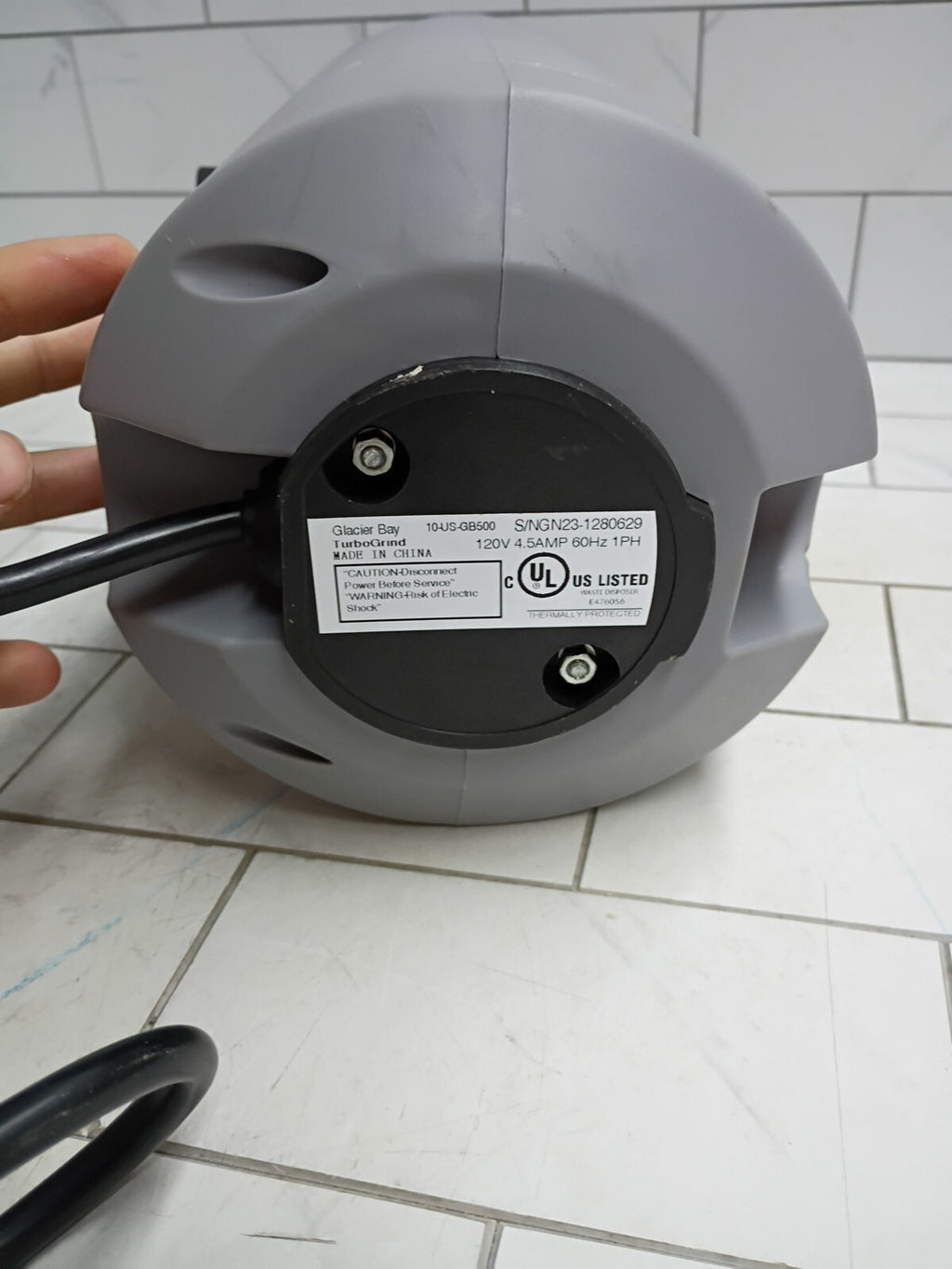 Glacier Bay GB500 Turbo Grind 1/2hp Garbage Disposal - Open Box