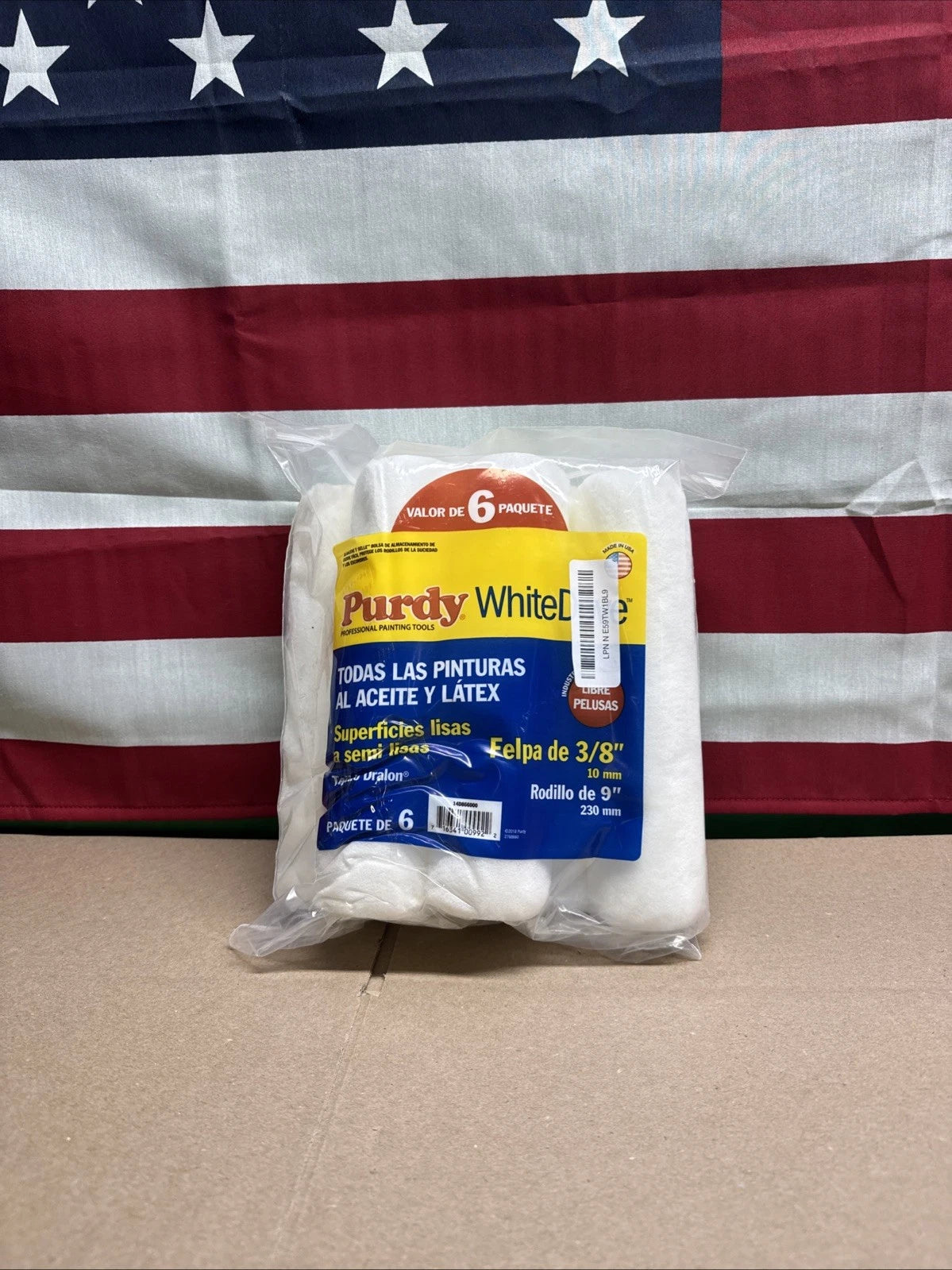 6 x 9" Purdy Pro Extra White Dove Medium Pile Rollers 1.5" Core (14D866000)