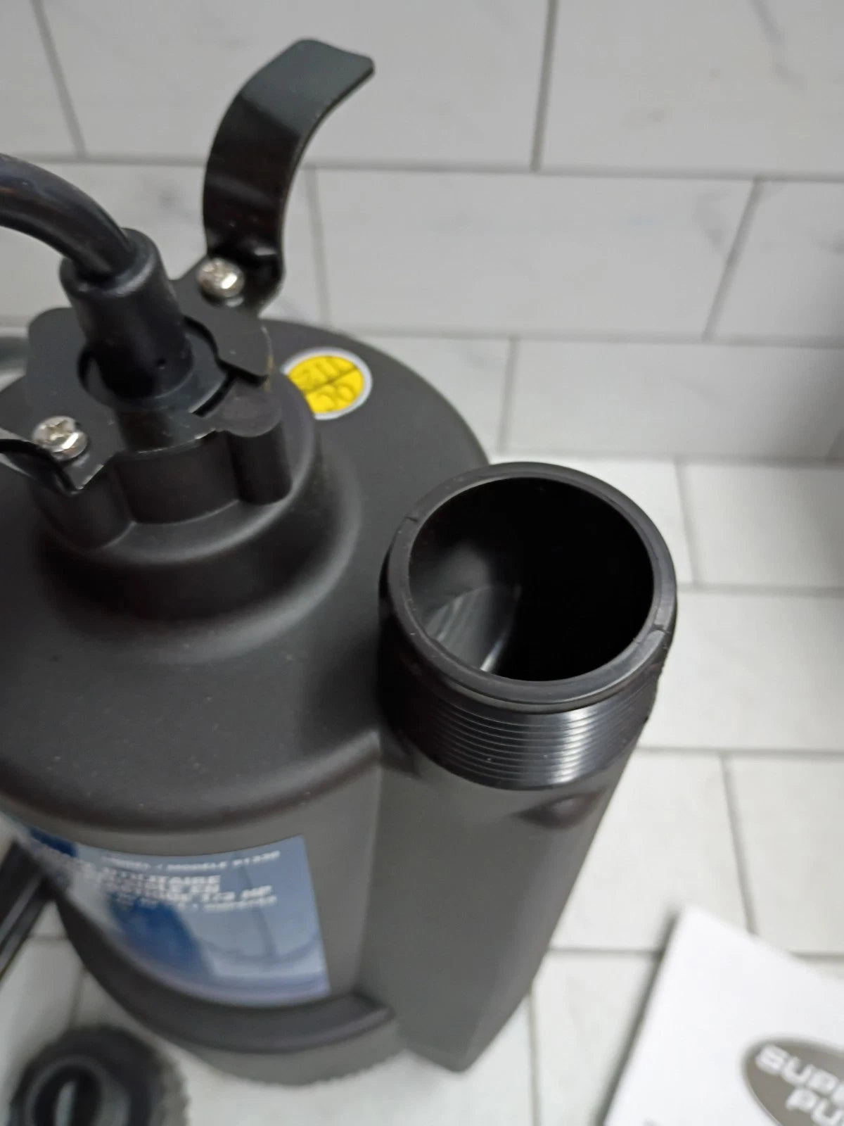 Superior 1/3 HP Submersible Thermoplastic Utility Pump NEW OPEN BOX