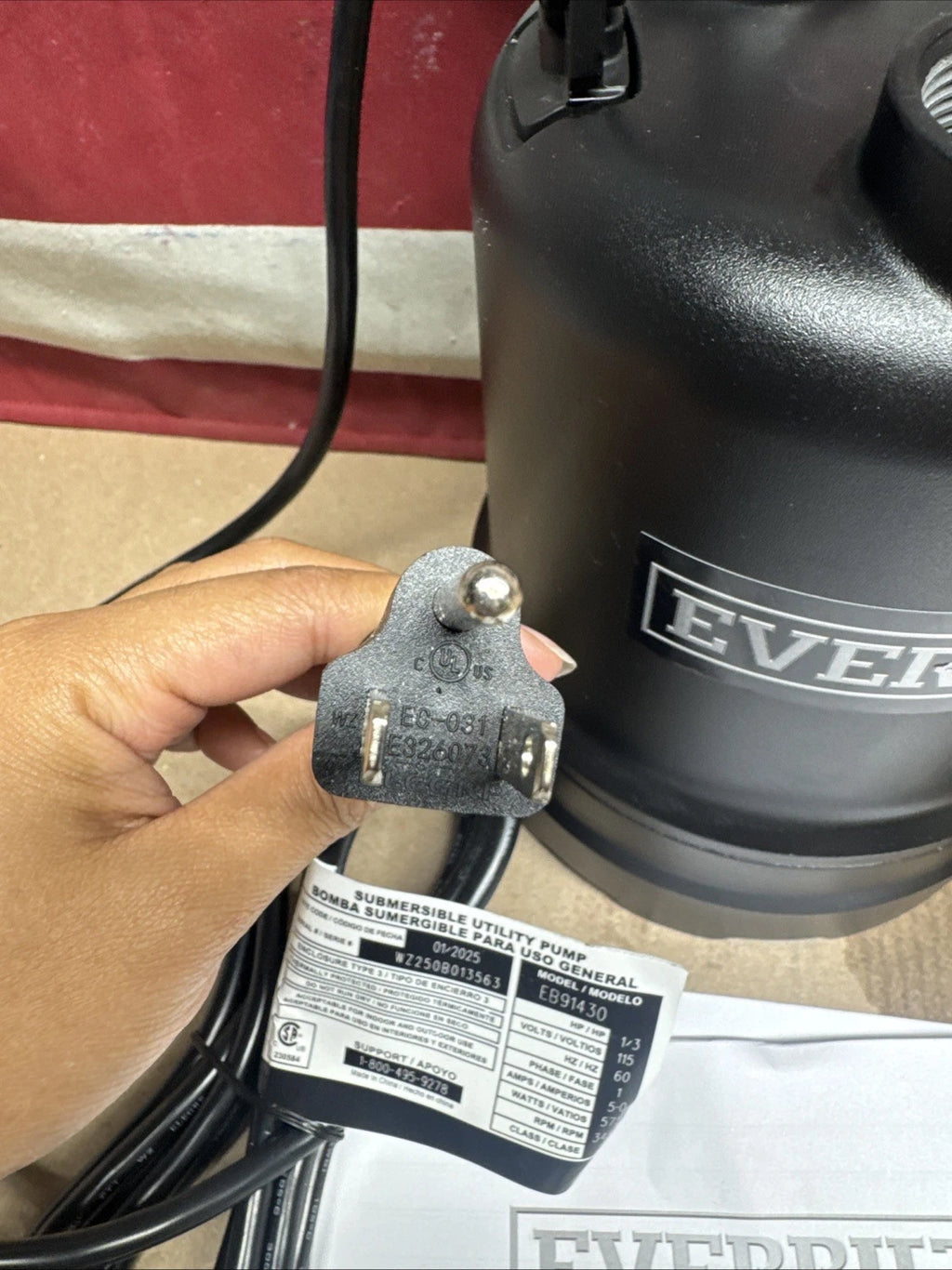 Everbilt 1/3 HP Submersible Aluminum Utility Pump