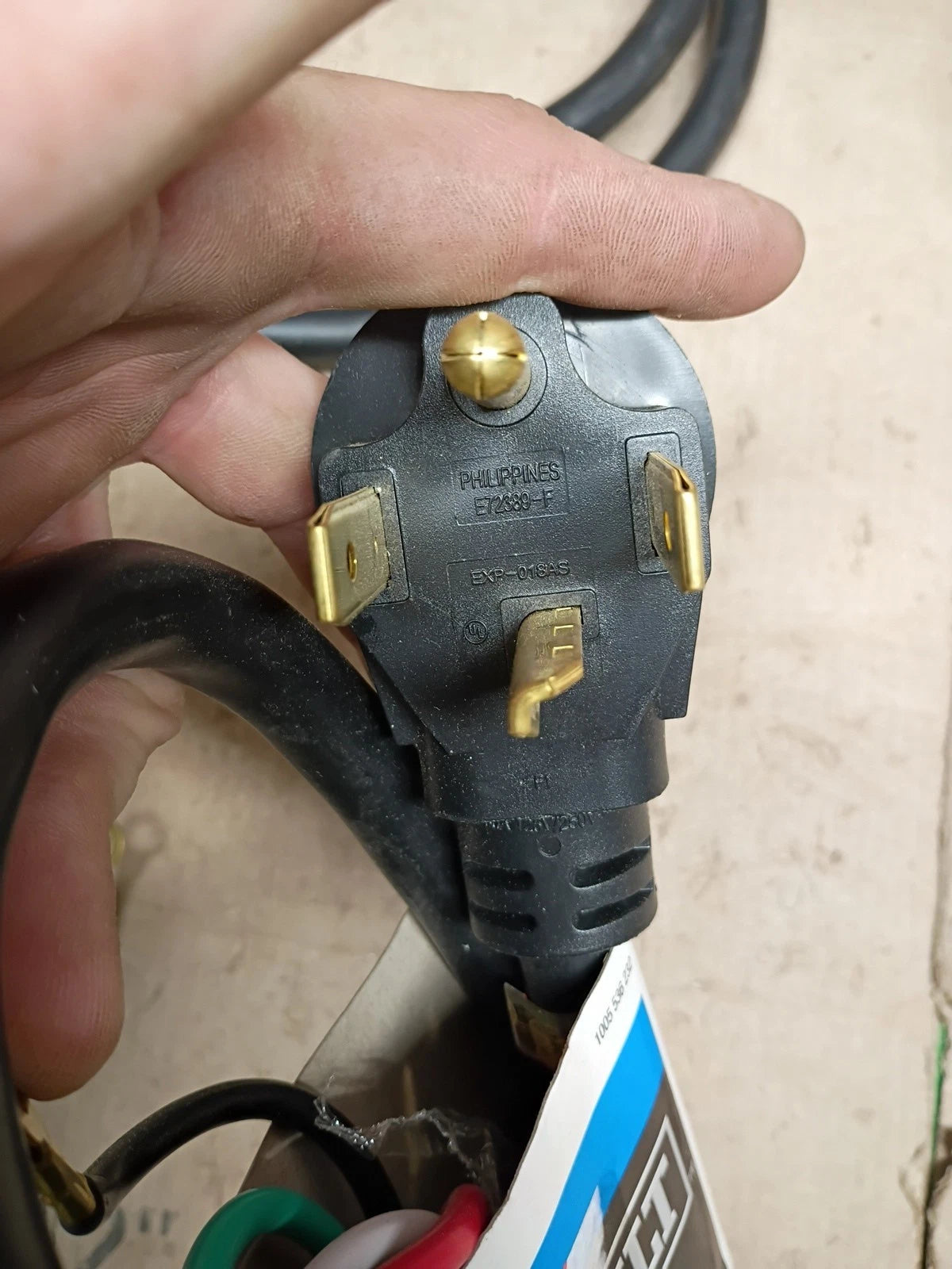 6pck Everbilt 98280 4 Ft Dryer Cord 4 prong 30 amp 250v 10-gauge wire, Open Box,