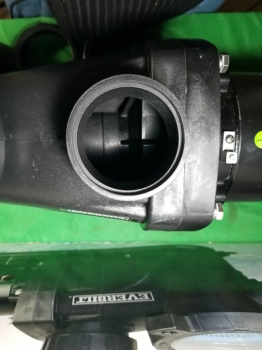Everbilt Pool Pump Fan-Cooled Motor 1.5 HP 230V Has Unions.*