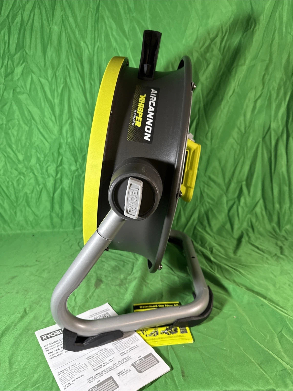 ONE+ 18V 14 in. Hybrid Air Cannon Worksite Fan. TOOL ONLY MISSING POWER ADAPTOR