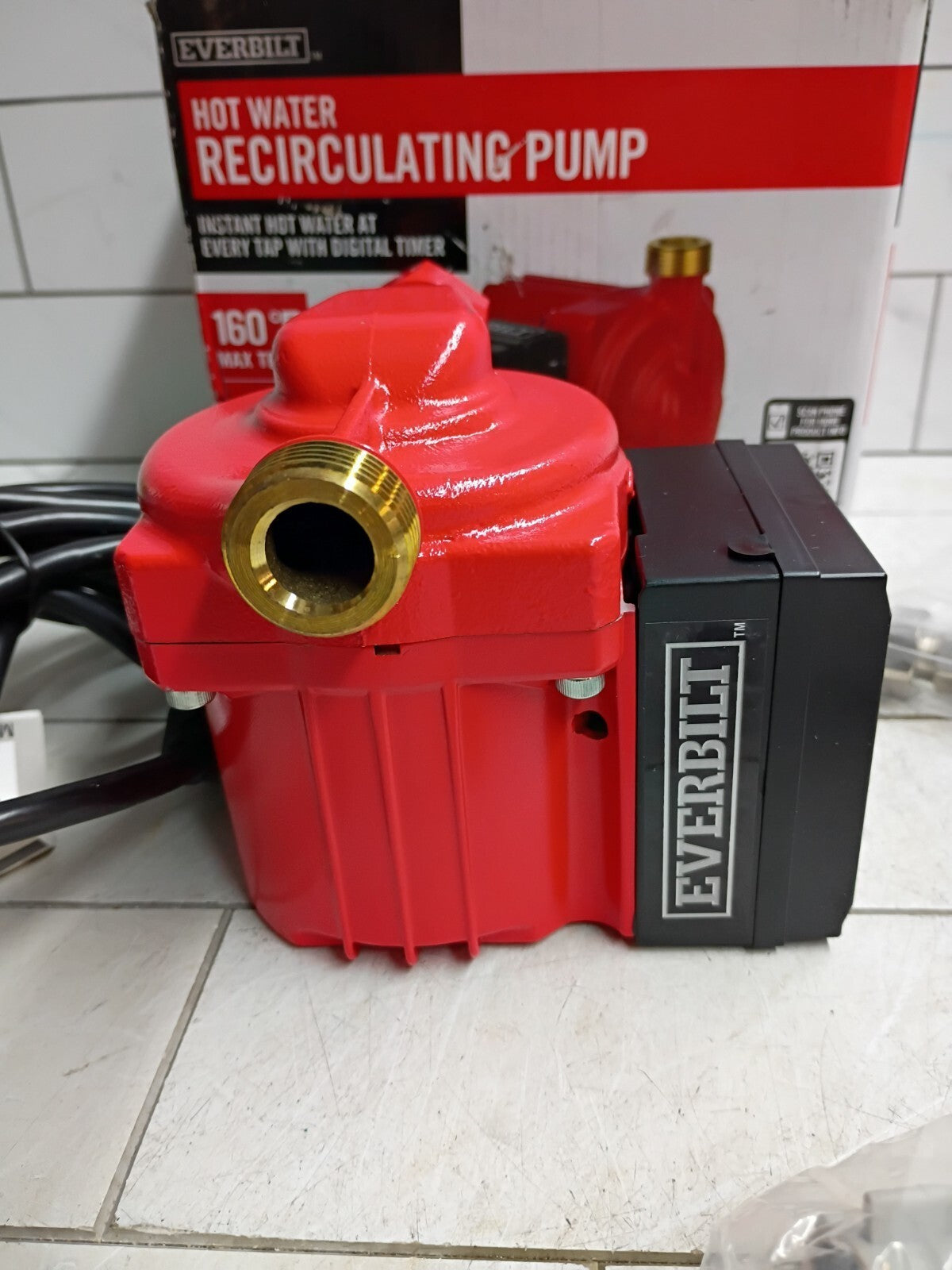 Everbilt Hot Water Recirculation Pump ~ Fully Programmable HDRCIRP Open Box READ