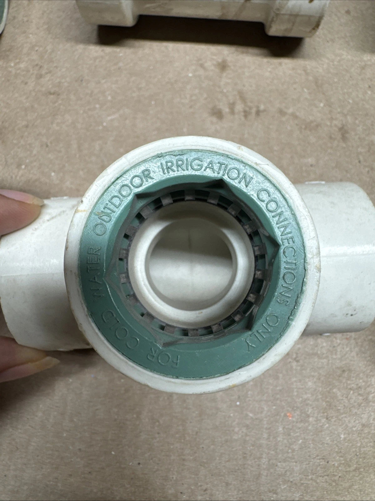 15Pk Outdoor Sprinkler Irrigation ColdLine Underground PVC Push 3/4 Tee Coupling