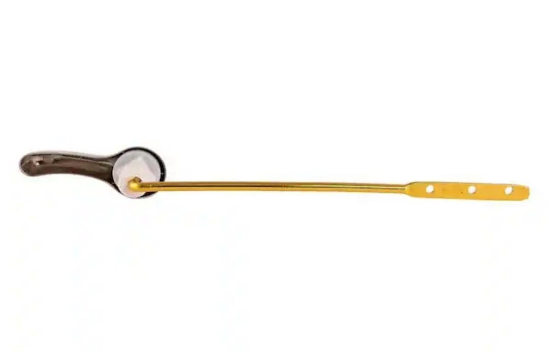 12pck Front Mount Toilet Tank Lever in Brushed Nickel NEW