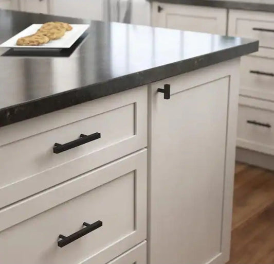 12-Pack LibertySquare Bar 3 in. (76 mm) Modern Matte Black Drawer Pull